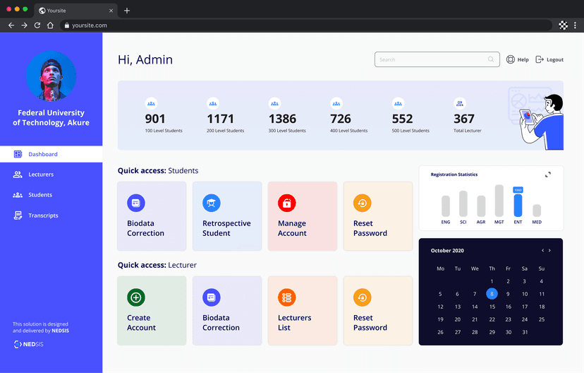 Admin Dashboard